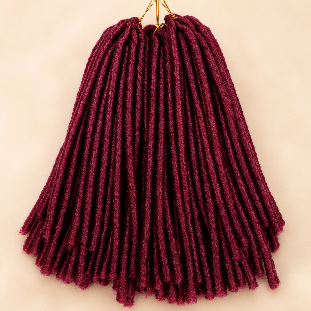 Extensões de Cabelo Sintético Faux Locs 14 Polegadas 70g – Tranças Crochet Soft Dreadlock Afro