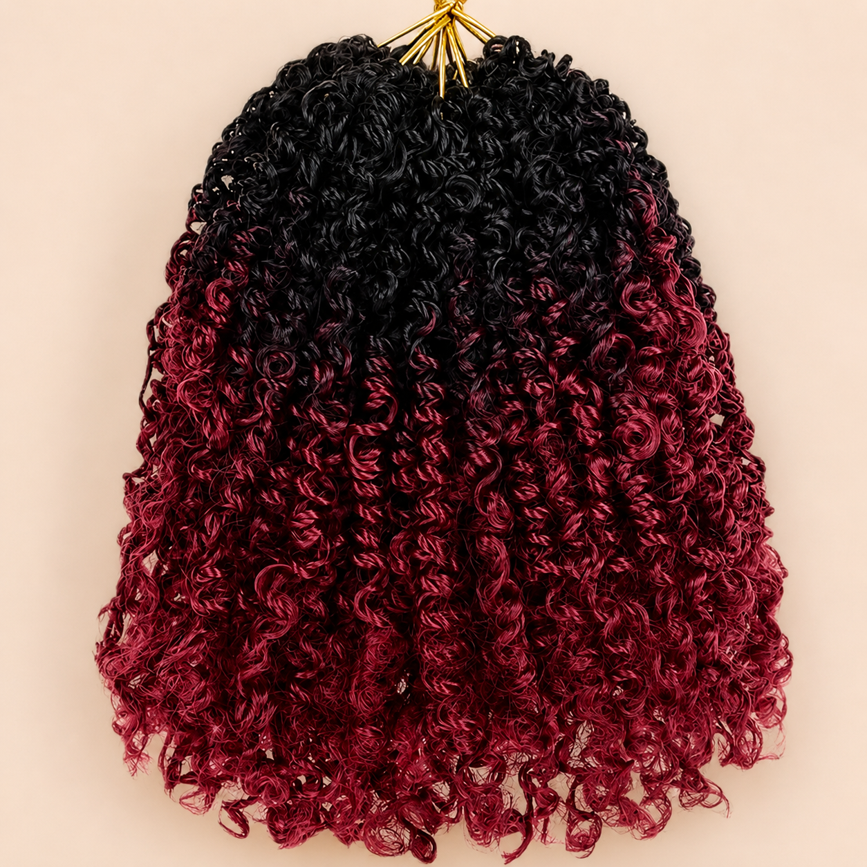 Yanky Twist Crochet Hair | Extensões Sintéticas para Tranças | 8 a 14 Polegadas | 24 Peças