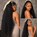 Mechas Deep Wave Brasileira – Cabelo Humano Remy 100% | Preto Natural | 10 a 40 Polegadas | Pack 3/4