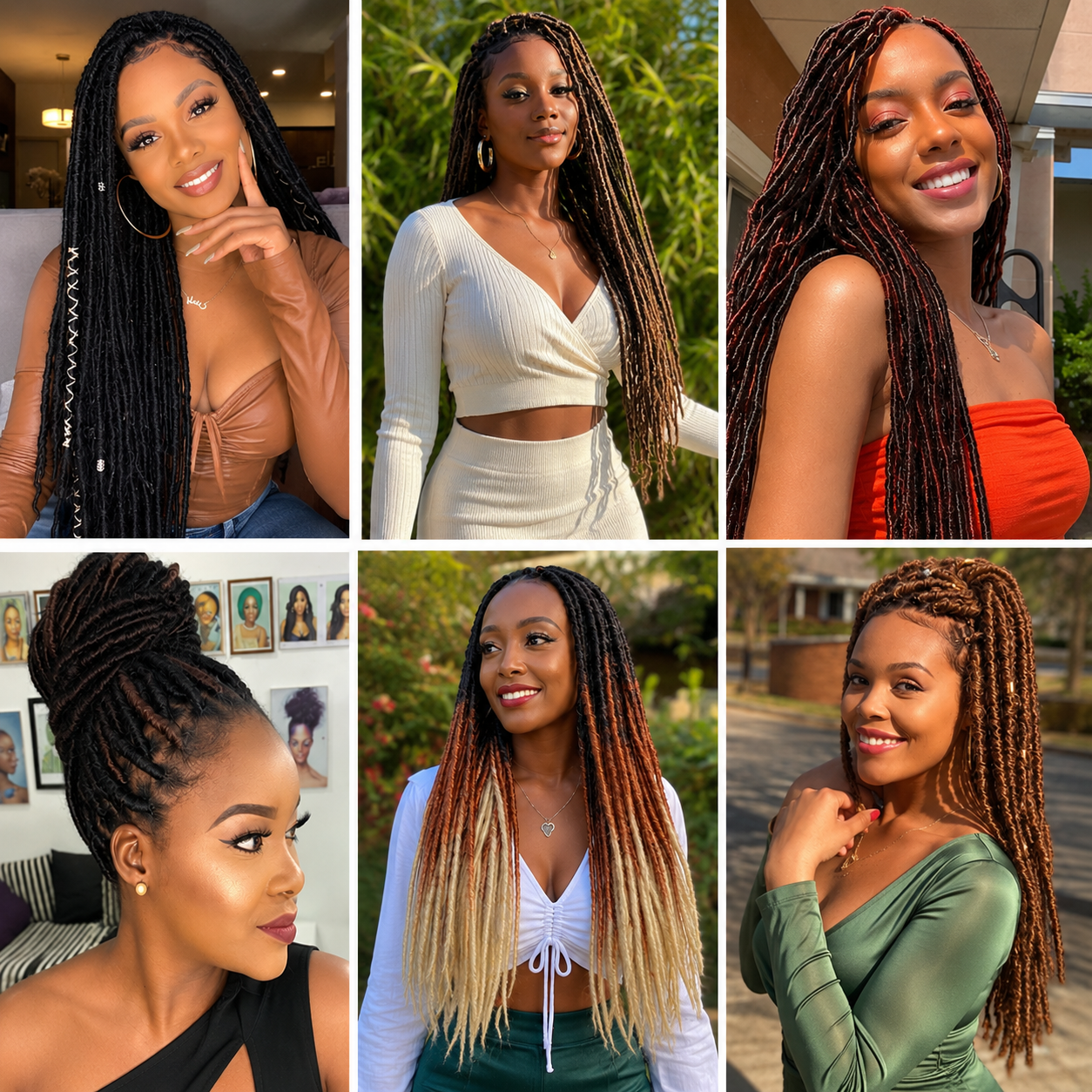 Tranças Crochet Twist Straight 18 Polegadas – Fibra Kanekalon Sintética | 12 Cores | HeyMide