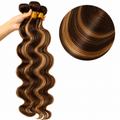 Madeixas Body Wave Highlight – Cabelo Humano Mel P4/27 30-32"
