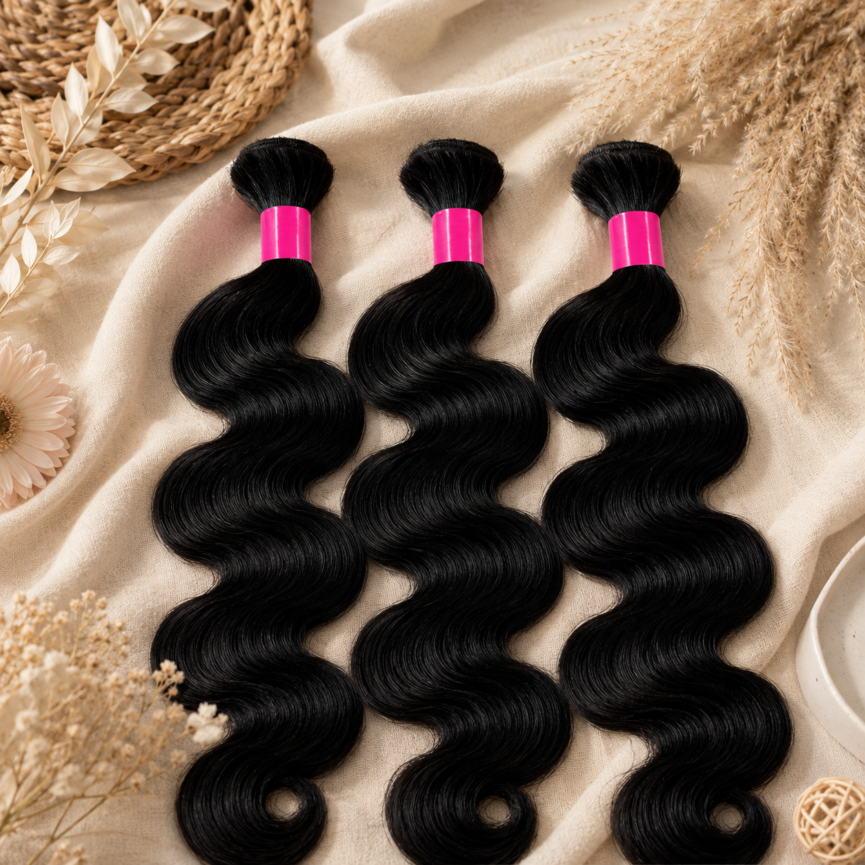 Extensões Boho Braids Cabelo Humano | Body Wave | 100g | 12" a 32"