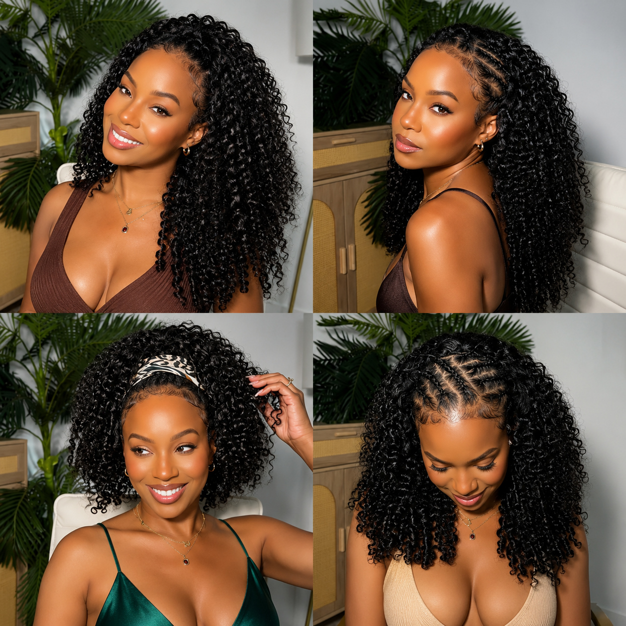 Mechas de Cabelo Humano Cacheado Burmese | Qualidade Premium
