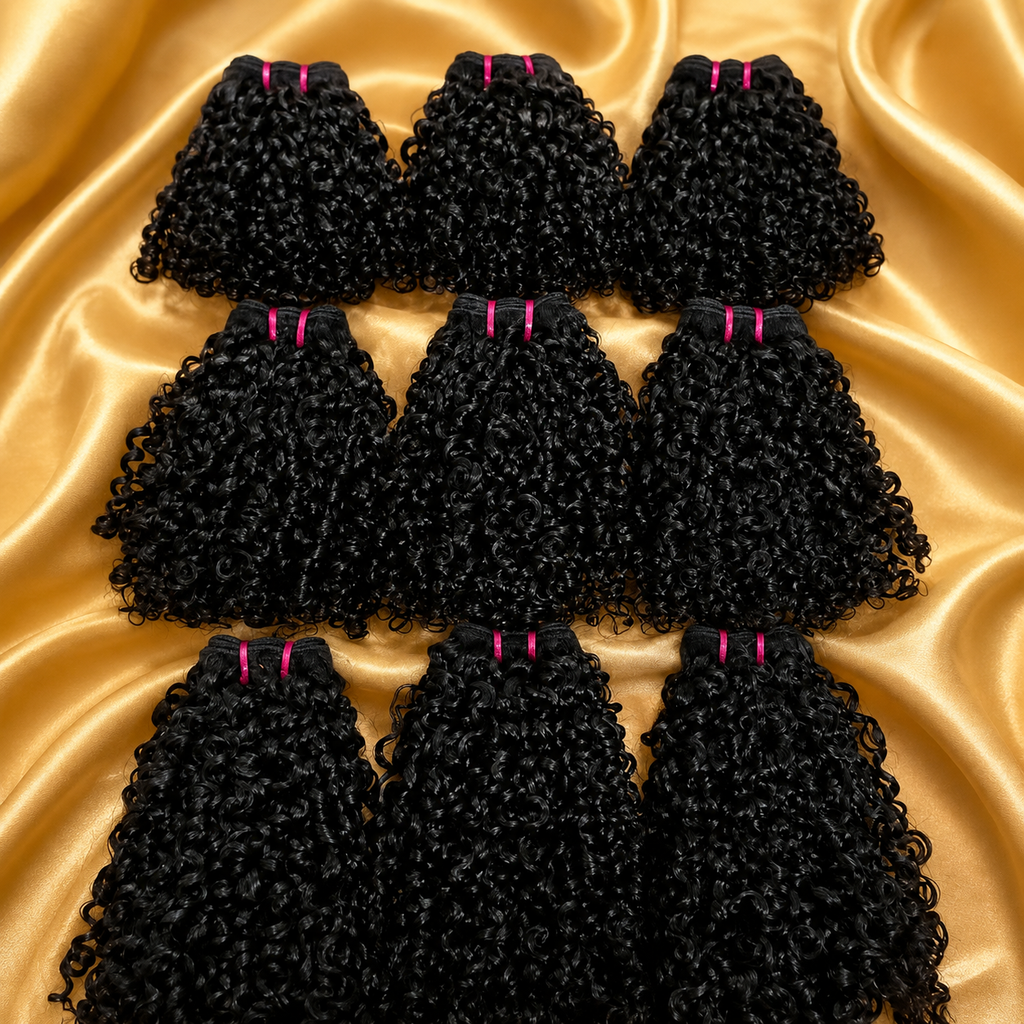 Mechas de Cabelo Humano Pixie Curly & Deep Wave – Cabelo Brasileiro Virgem | 8 a 24 Polegadas