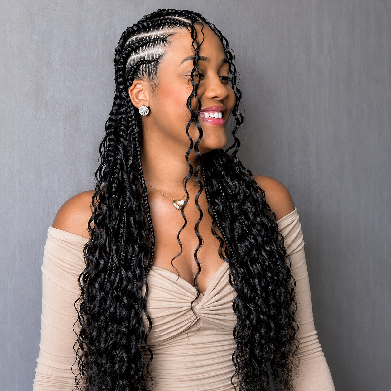 Extensão de Cabelo Humano Crochet Kinky Straight – Pré-Separado, Sem Nós e Reutilizável