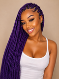 Cabelo Sintético Jumbo para Tranças 60cm | Afro Ombré Crochet Braids