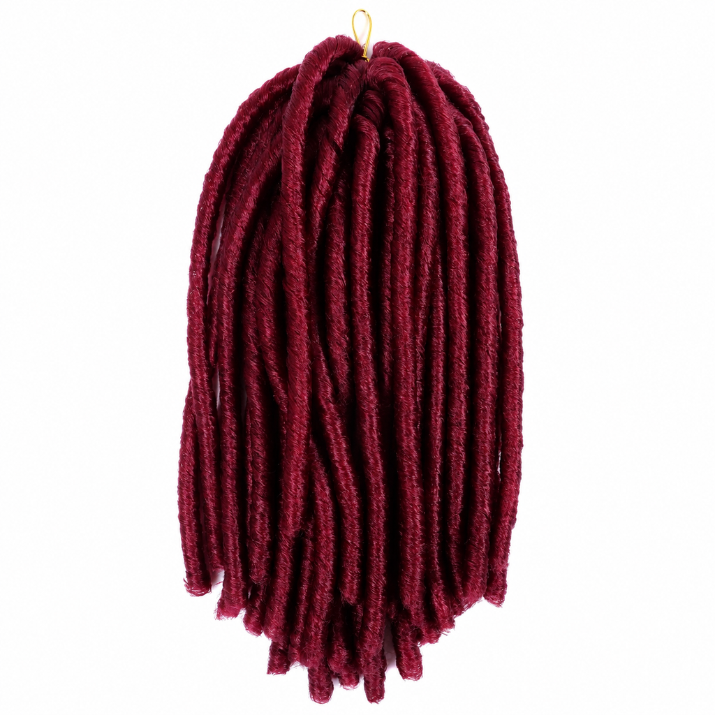Extensões Soft Dread Sintéticas 14" | Fibra Não Inflamável | 7 Cores | Cabelo Nina Softex