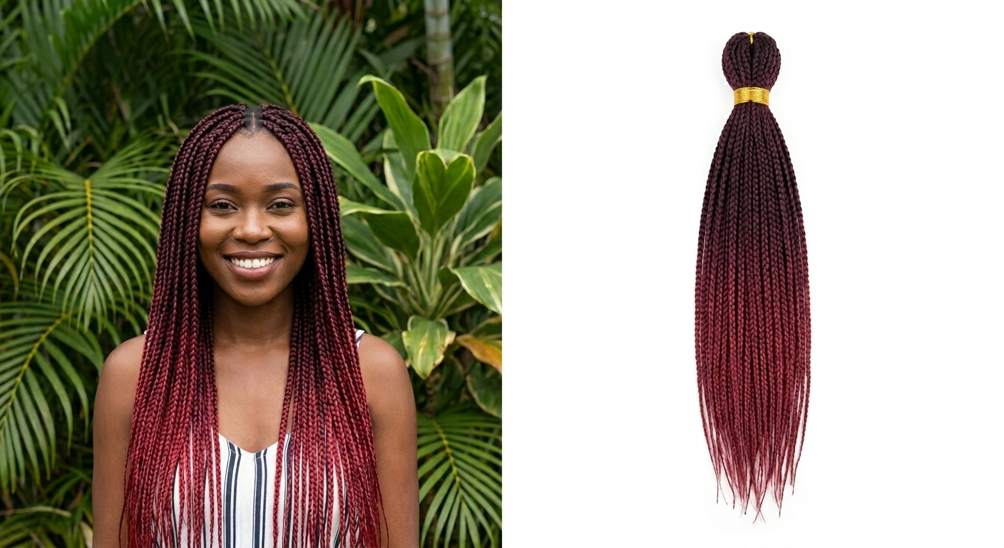 Cabelo Sintético Pré-Esticado Jumbo Braids Afro | Hot Water Set | 30-90cm