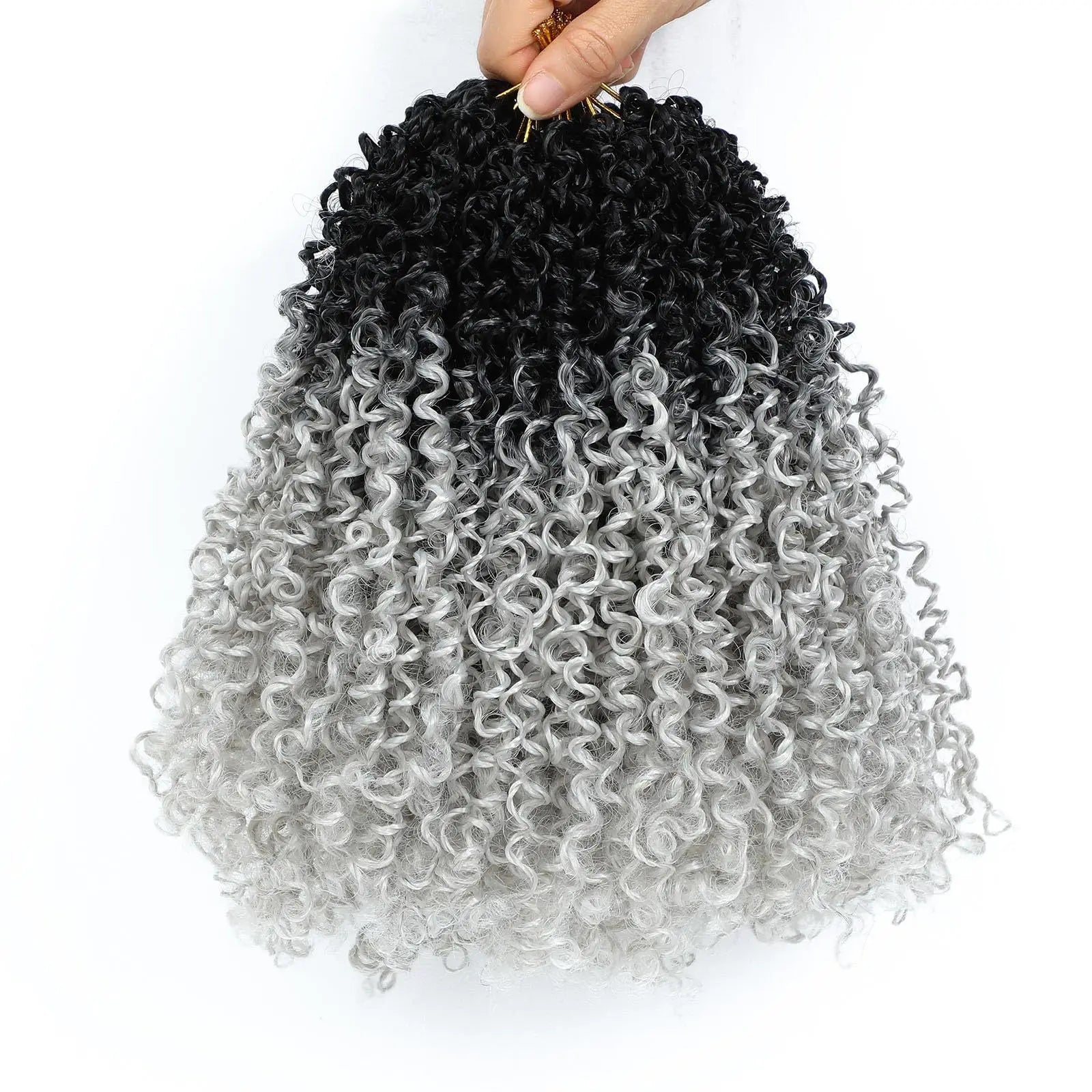 Yanky Twist Crochet Hair | Extensões Sintéticas para Tranças | 8 a 14 Polegadas | 24 Peças